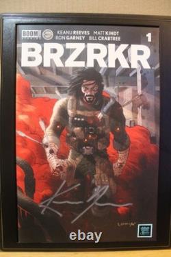Signed Comic Book BRZRKR Keanu Reeves, 1st Edition +COA