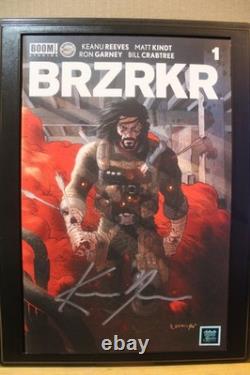 Signed Comic Book BRZRKR Keanu Reeves, 1st Edition +COA