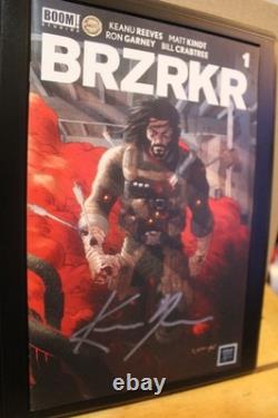 Signed Comic Book BRZRKR Keanu Reeves, 1st Edition +COA