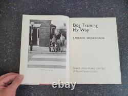 Signed Dog Training My Way by Barbara Woodhouse 1954 1st Edition Hardback