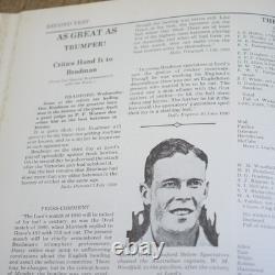 Signed Don Bradman Bradman's First Tour 1st Australian Edition 1981