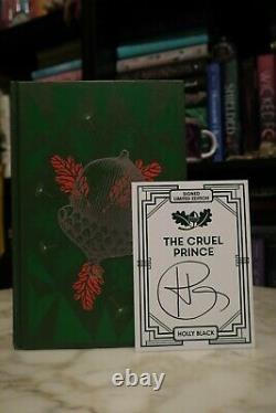Signed Fairyloot Deluxe Editions of The Cruel Prince and The Wicked King