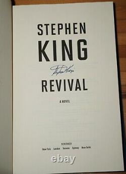 Signed Fine 1st/1st Edition Revival Stephen King