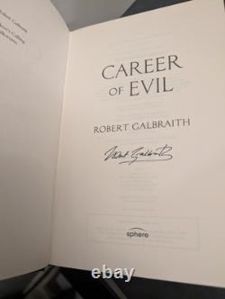 Signed, First Edition, 1st imp, Career of Evil Robert Galbraith J. K. Rowling