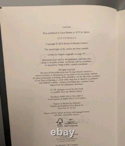 Signed, First Edition, 1st imp, Career of Evil Robert Galbraith J. K. Rowling