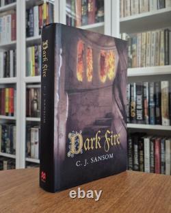 Signed First Edition C. J. Sansom Dark Fire (2004, 1st/1st)