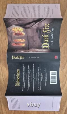 Signed First Edition C. J. Sansom Dark Fire (2004, 1st/1st)