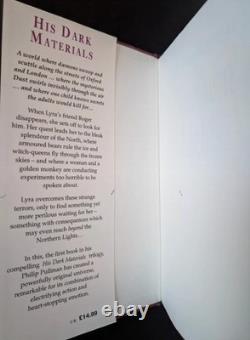 Signed, First Edition Early Print. Northern Lights, Philip Pullman. Unclipped DJ