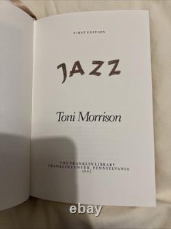 Signed First Edition Jazz By Toni Morrison Franklin Library