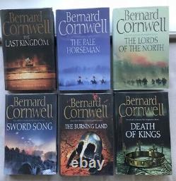Signed First Edition Last Kingdom Saxon stories by Bernard Cornwell Complete Set