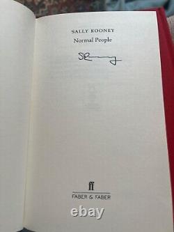 Signed First Edition of Normal People by Sally Rooney (good condition)