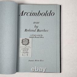 Signed Franco Maria Ricci Arcimboldo Art Book Numbered /3000 1980 1st Edition