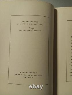 Signed HL Mencken Menckeniana A Schimpflexicon Signed Limited 1st Edition 1928