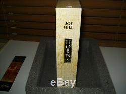 Signed Horns by Joe Hill Artist Gift Edition Suntup signed Slipcase sealed