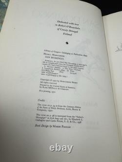 Signed Inscribed 1st Edition 1st Printing San Domingo The Medicine Hat Stallion