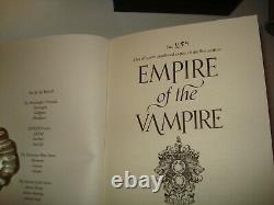 Signed Jay Kristoff Empire Of The Vampire UK1/1 Goldsboro Variant In Slipcase