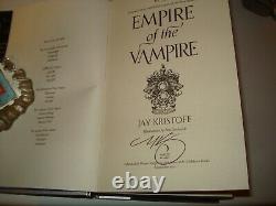 Signed Jay Kristoff Empire Of The Vampire UK1/1 Goldsboro Variant In Slipcase