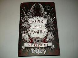 Signed Jay Kristoff Empire Of The Vampire UK1/1 Waterstones Variant in Slipcase
