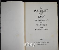 Signed Joan Crawford 1st Edition Portrait Of Joan Signed By Joan & Her Co-author