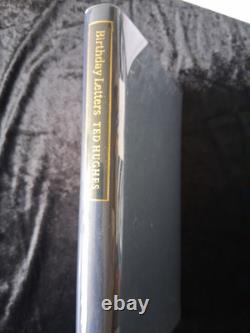 Signed Limited 1st Edition BIRTHDAY LETTERS Ted Hughes + orig receipt & envelope