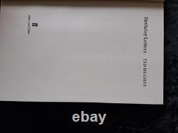 Signed Limited 1st Edition BIRTHDAY LETTERS Ted Hughes + orig receipt & envelope