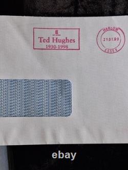 Signed Limited 1st Edition BIRTHDAY LETTERS Ted Hughes + orig receipt & envelope