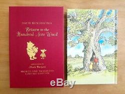 Signed Limited Edition Return To The Hundred Acre Wood. A A Milne. Winnie Pooh