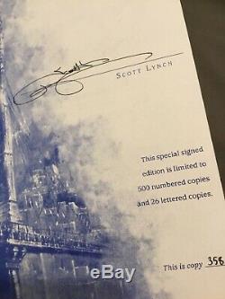 Signed Limited Subterranean Press The Republic of Thieves Scott Lynch
