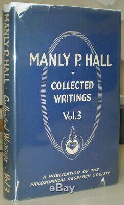 Signed, Manly P Hall, Collected Writings, Atlantis, Magic, Rosicrucians, Occult