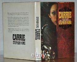 Signed Near Fine 1st/1st Edition, W. Original Jacket Carrie Stephen King