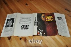 Signed Near Fine 1st/1st Edition, W. Original Jacket Carrie Stephen King