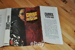 Signed Near Fine 1st/1st Edition, W. Original Jacket Carrie Stephen King