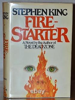 Signed Near Fine 1st Edition, Early Printing Fire-starter Stephen King