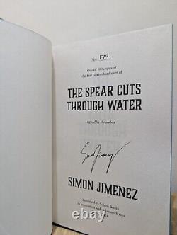 Signed-Numbered-1st Edition-Spear Cuts Through Water by Simon Jimenez-New