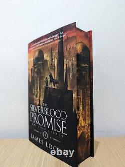 Signed-Numbered-1st Edition-The Silverblood Promise by James Logan-Sprayed-New