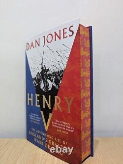 Signed-Numbered-First Edition-Henry V by Dan Jones-Sprayed Edge-New