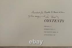 Signed Peter Hurd Sketch Book 1971 (Inscribed) 1st Edition Hardcover Very Good