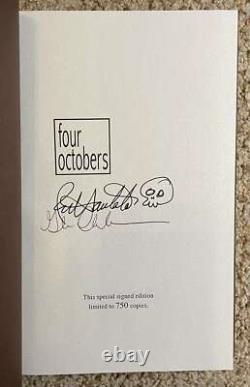 Signed! Rick Hautala FOUR OCTOBERS 1st Edition 1st Printing #/750 Chadbourne