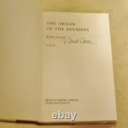 Signed Robert Coover The Origin of the Brunists 1st UK Ed 1st Novel HCDW 1967