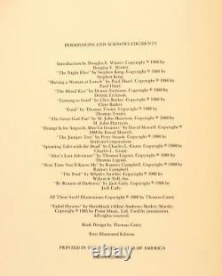 Signed Stephen King Clive Barker Donald Grant Limited Edition 1988 Prime Evil