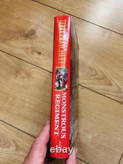 Signed Terry Pratchett Monstrous Regiment 1st/1st UK Doubleday 2003 HB + DJ