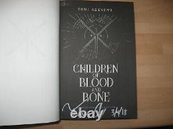 Signed Tomi Adeyemi Children of Blood and Bone Pre-Publication Dated true 1st US