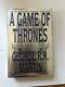 Signed True 1st/1st A Game of Thrones 1996 Hardcover Geroge R R Martin