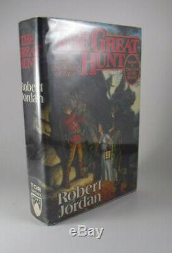 Signed True 1st/1st Wheel of Time The Great Hunt by Robert Jordan