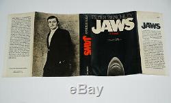 Signed With A Shark Drawing Near Fine 1st/1st Edition Jawspeter Benchley