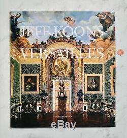 Signed With Large Flower Drawing Jeff Koons Versailles Hardcover Catalogue