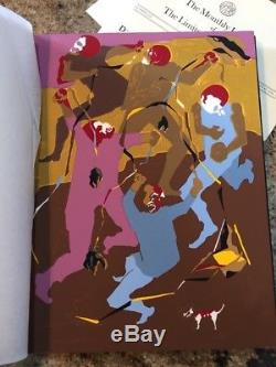 Signed X3 HIROSHIMA Numbered LIMITED EDITIONS CLUB Hersey JACOB LAWRENCE Warren