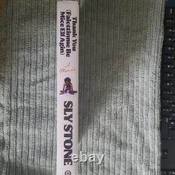 Sly stone signed book Thank You (Falettinme Be Mice Elf Again) SIGNED