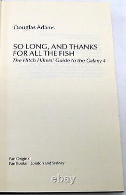 So Long, and Thanks For All the Fish, Douglas Adams, Signed First edition