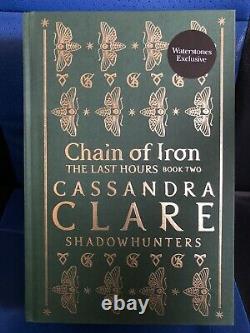 Sold Out Cassandra Clare Chain Of Iron Stamp Signed Waterstones Rune Edition